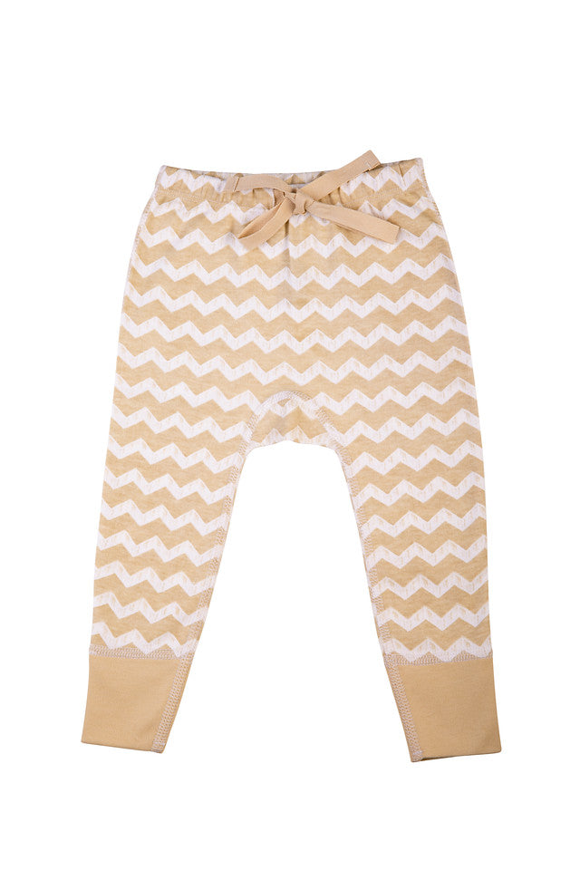 Chevron Baby Unisex Organic Pants