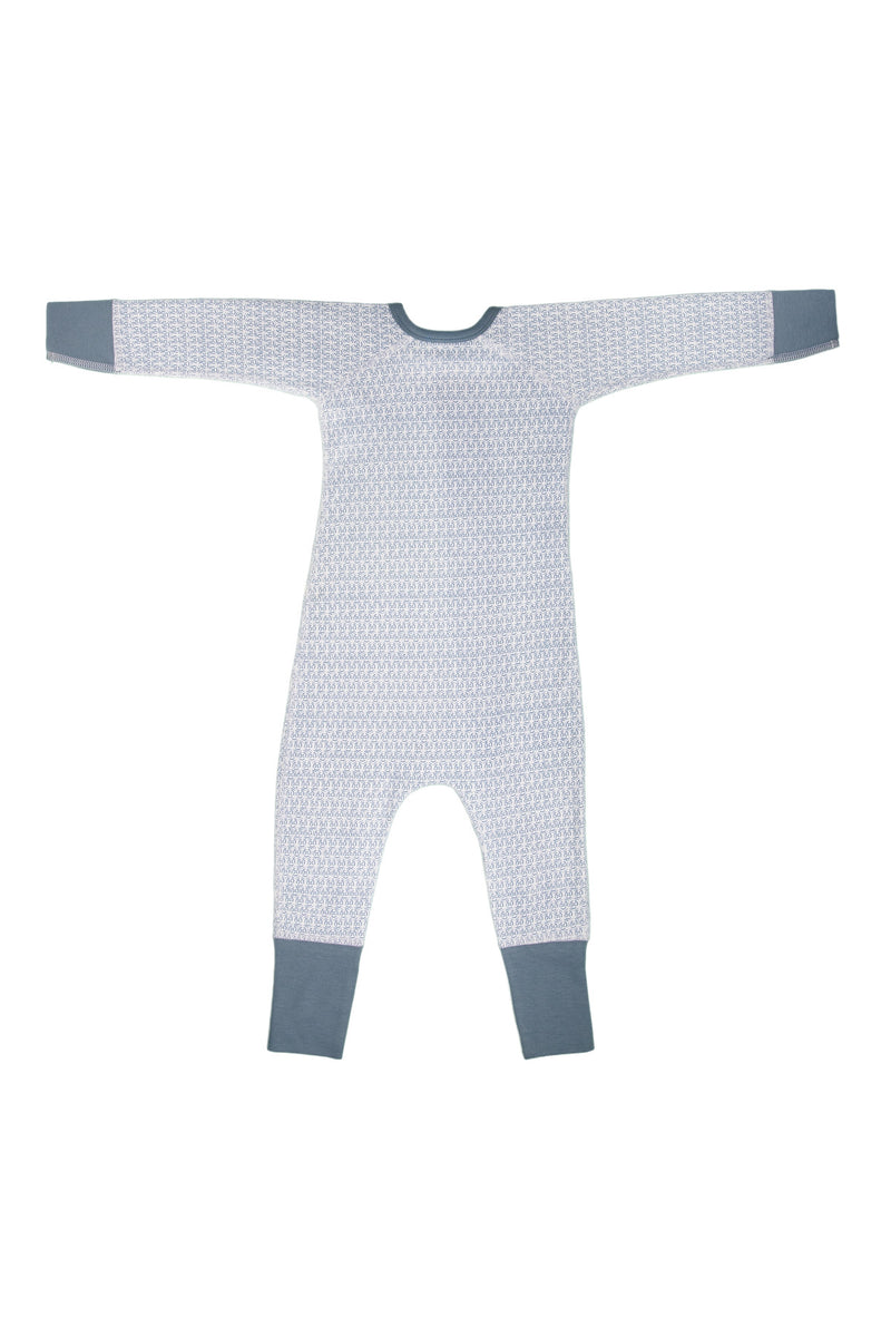 Graphic Baby Unisex Organic Two-Way Zip Rompers