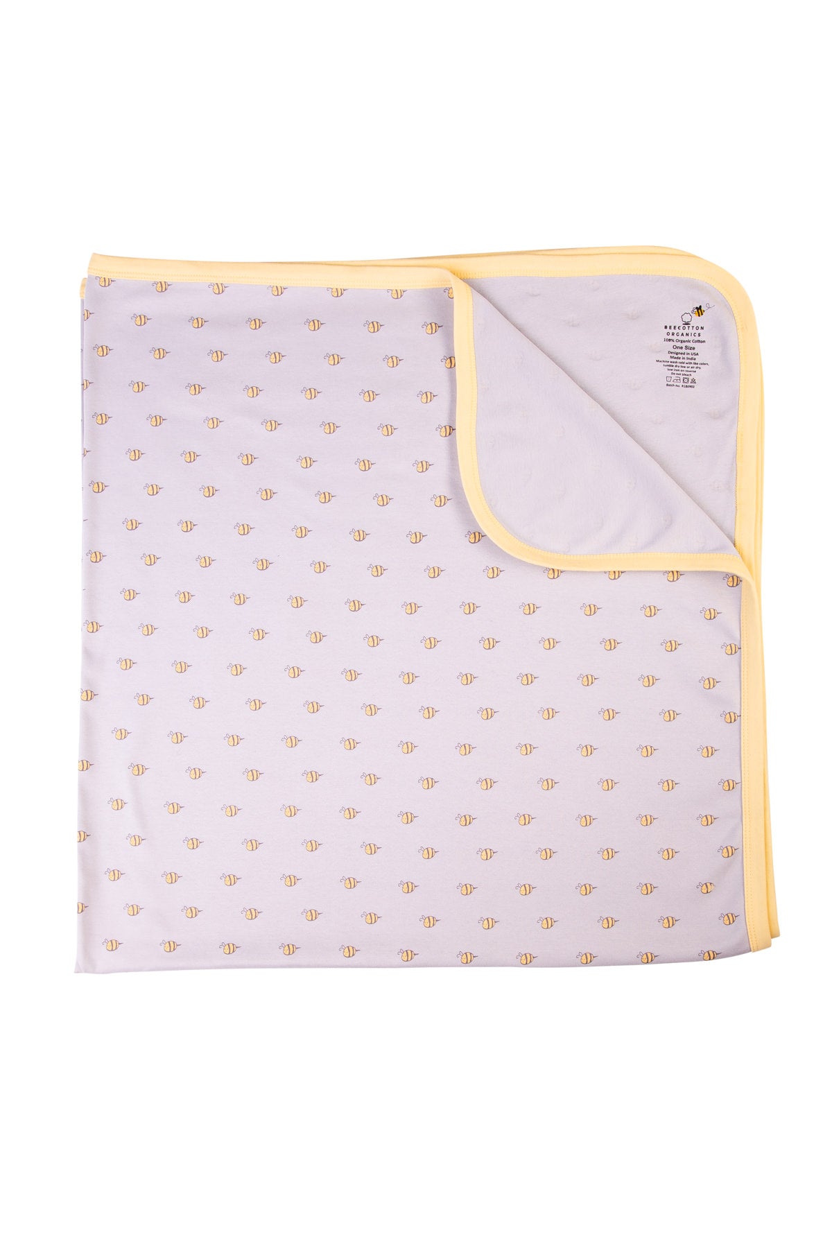 Signature Bee Baby Unisex Organic Swaddle Blankets BEECOTTON