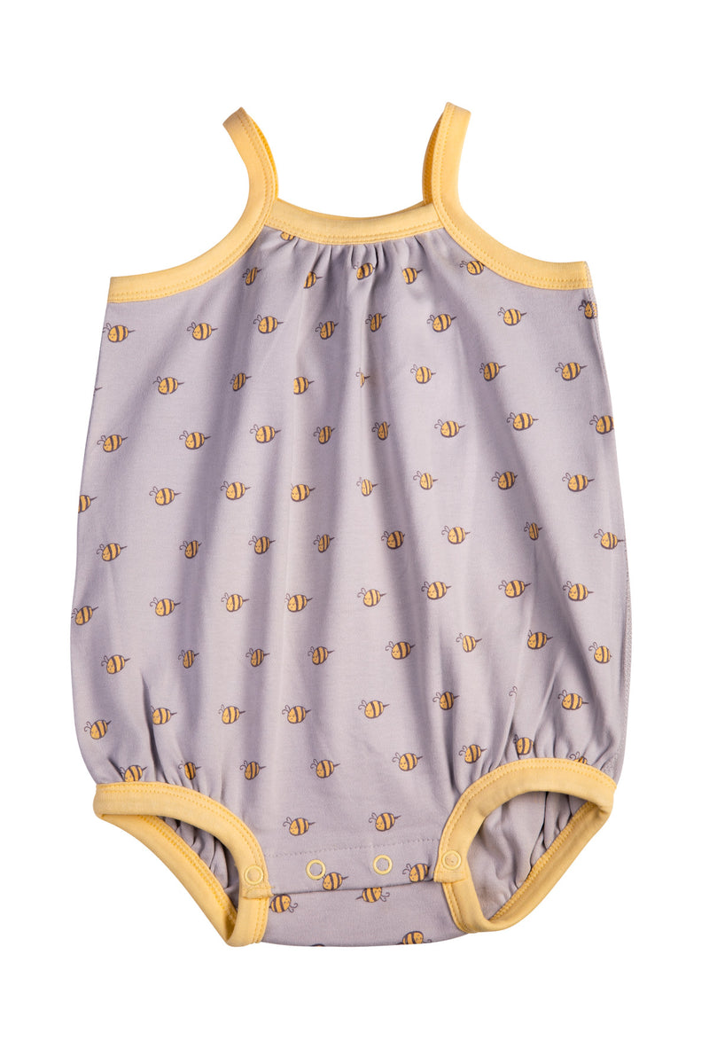 Set of Baby Girl Organic Bubblesuits/Jumpers (3 Piece Set)