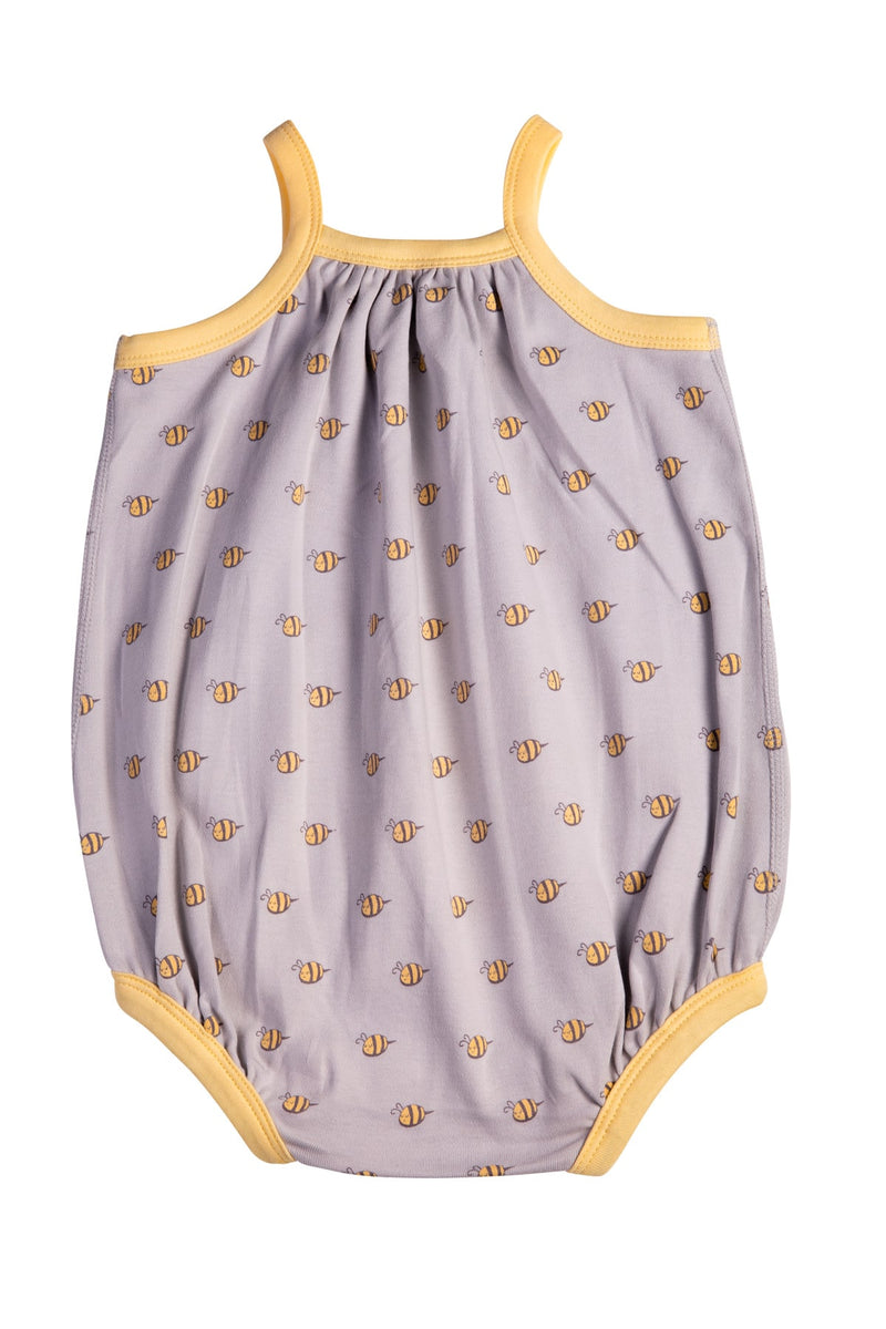 Signature Bee Baby Girl Organic Bubblesuits/Jumpers