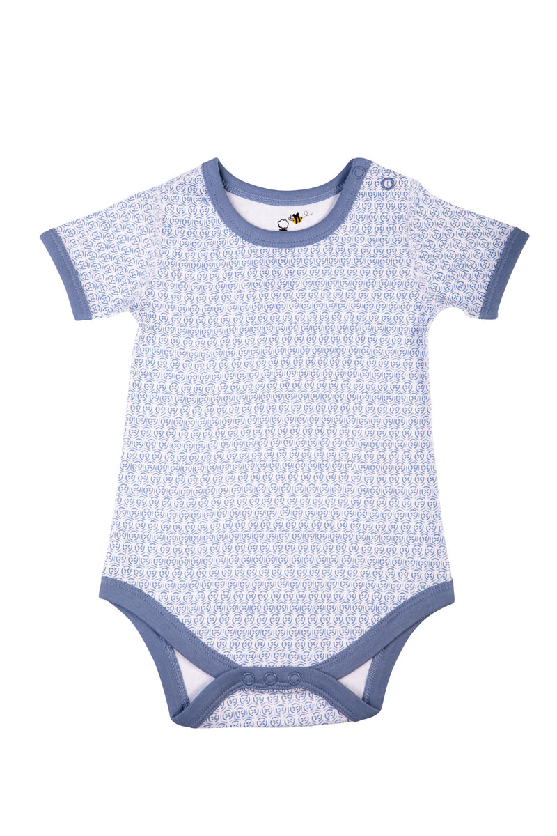 Preemie Baby Unisex Organic 5 Piece Set w/Short-Sleeve Bodysuit