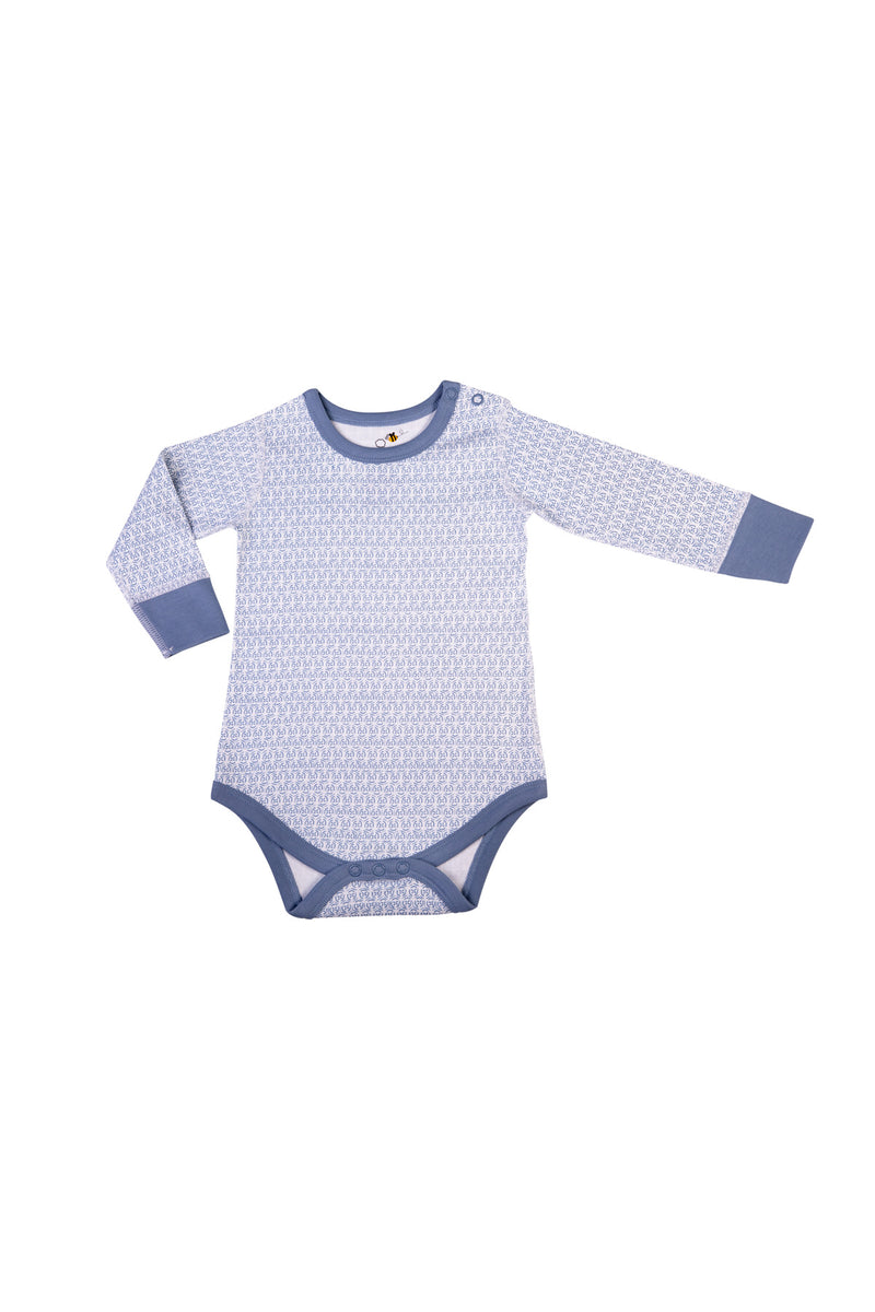 Preemie Baby Unisex Organic 5 Piece Set w/Long-Sleeve Bodysuit